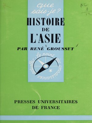 cover image of Histoire de l'Asie